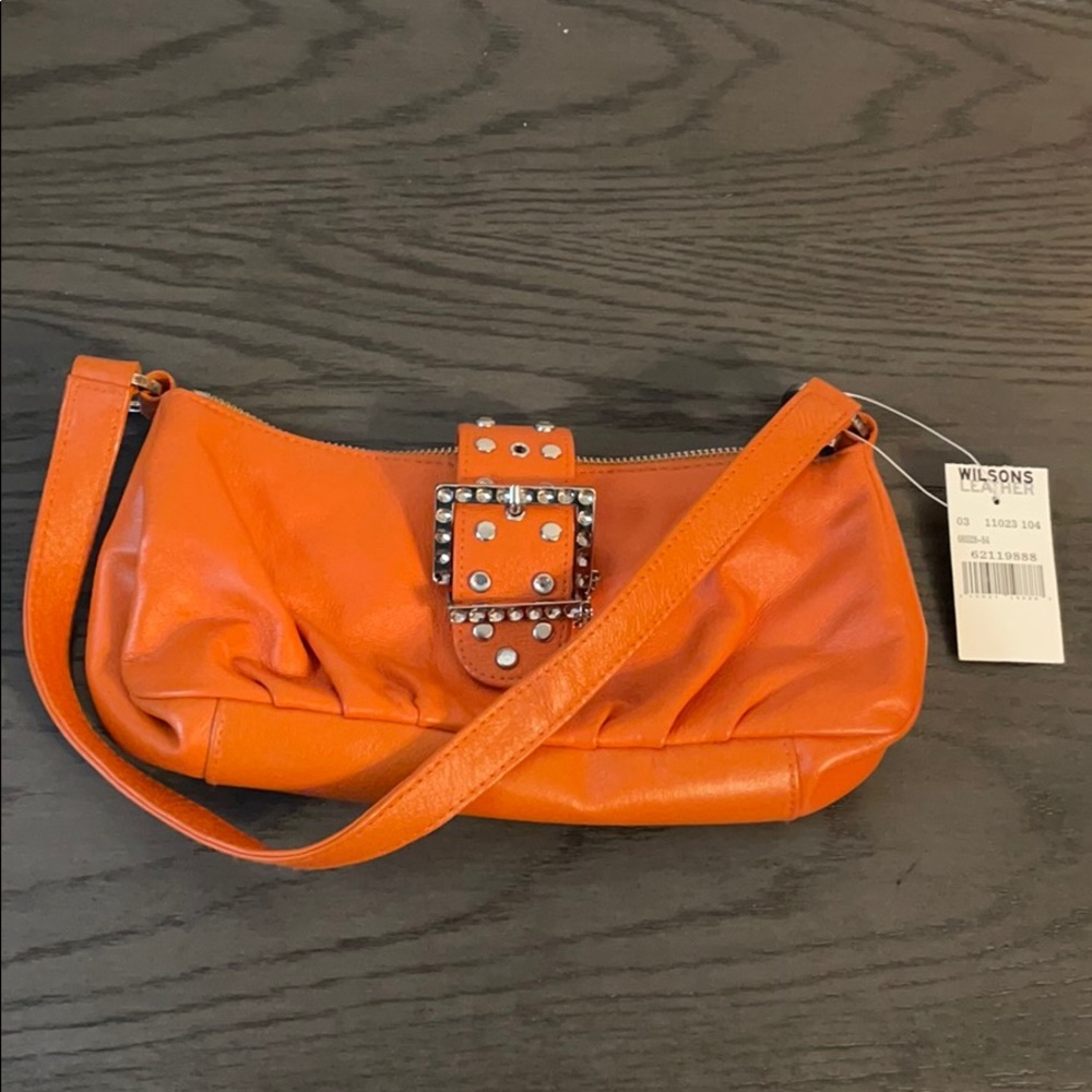 Wilson’s Leather Orange Purse